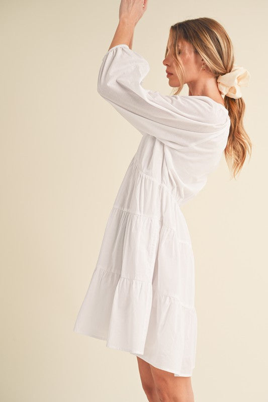 Jenay Tiered Dress Mini Dresses