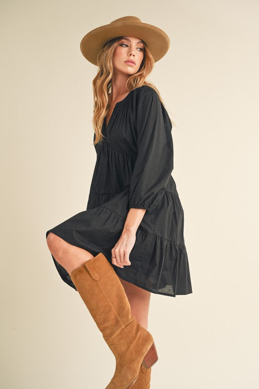 Jenay Tiered Dress Mini Dresses