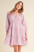 Jenay Tiered Dress LILAC Mini Dresses