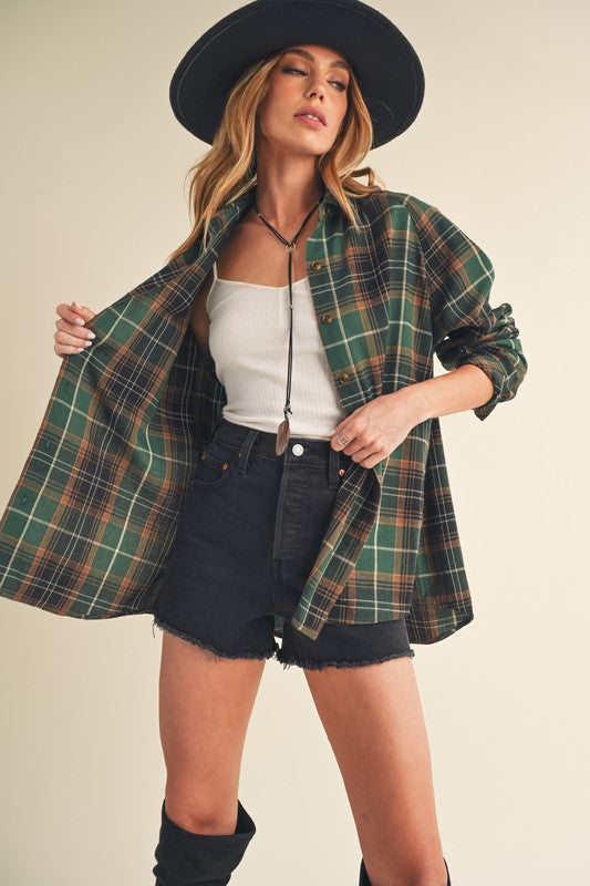 Katie Flannel Shirt | Shirts Daverri Fashions
