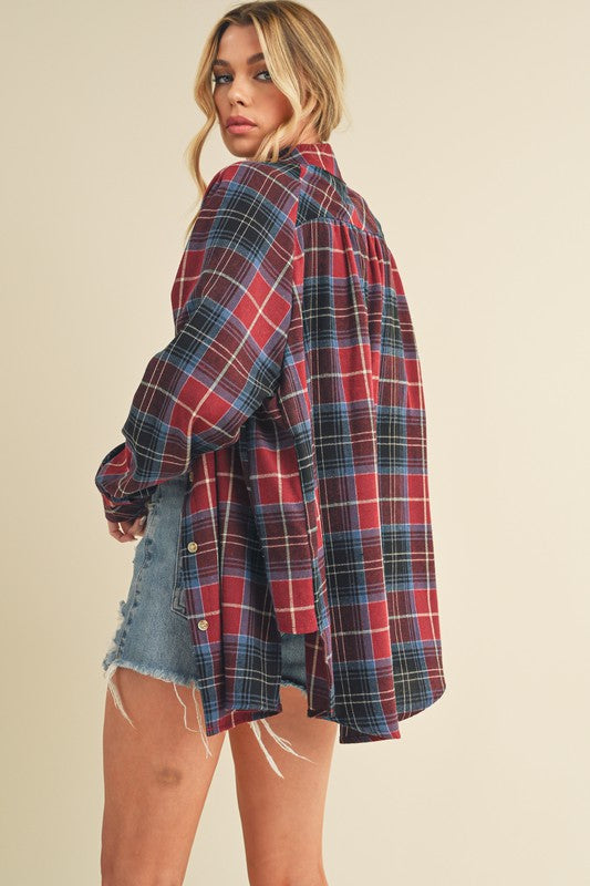 Katie Flannel Shirt | Shirts Daverri Fashions