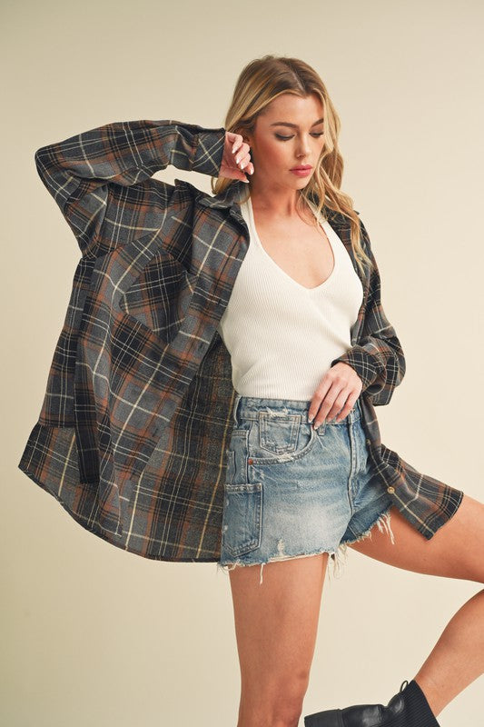 Katie Flannel Shirt | Shirts Daverri Fashions