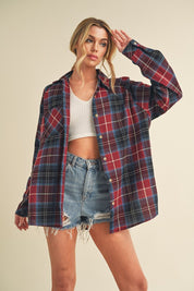 Katie Flannel Shirt | Shirts Daverri Fashions