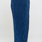 Renee C Plisse Slit Maxi Skirt - DAVERRI FASHIONS