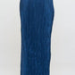 Renee C Plisse Slit Maxi Skirt - DAVERRI FASHIONS