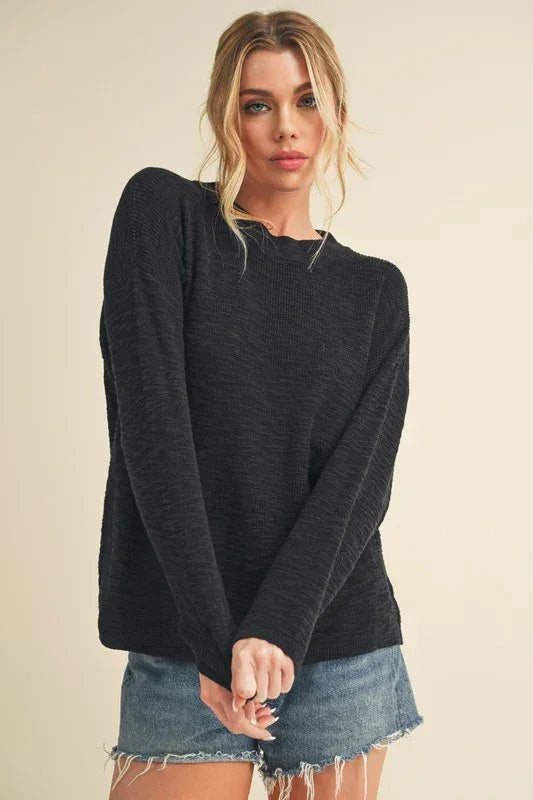 Aemi+Co Rayla Knit Sweater - DAVERRI FASHIONS