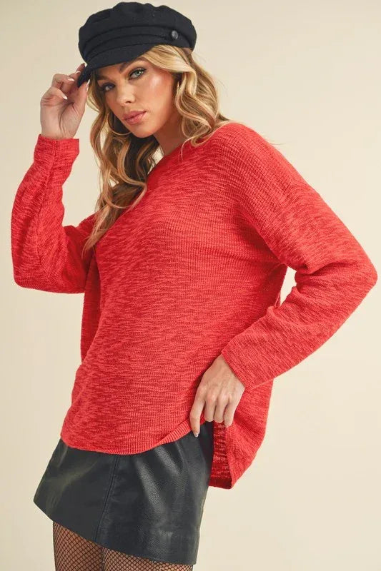 Aemi+Co Rayla Knit Sweater - DAVERRI FASHIONS
