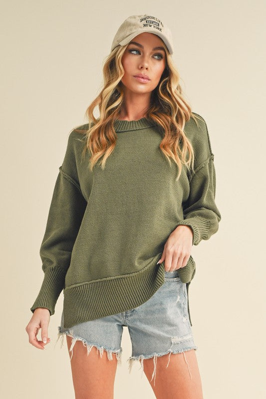 Ina Sweater OLIVE S
