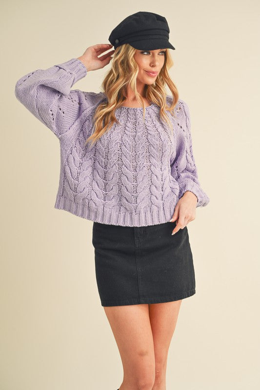 Tally Sweater LAVENDER S Sweaters