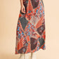 Aemi + Co Flowy Boho Patchwork Print Maxi Skirt Maxi Skirts