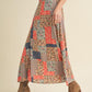 Aemi + Co Flowy Boho Patchwork Print Maxi Skirt Maxi Skirts