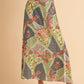 Aemi + Co Flowy Boho Patchwork Print Maxi Skirt Maxi Skirts