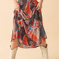 Aemi + Co Flowy Boho Patchwork Print Maxi Skirt Maxi Skirts