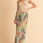 Aemi + Co Flowy Boho Patchwork Print Maxi Skirt Maxi Skirts