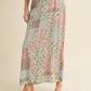 Aemi + Co Flowy Boho Patchwork Print Maxi Skirt Maxi Skirts