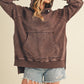 Deb Washed Hoodie BROWN S