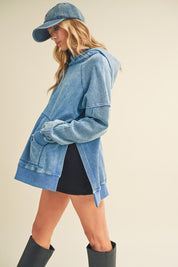 Deb Washed Oversized Hoodie | Hoodies Daverri Fashions