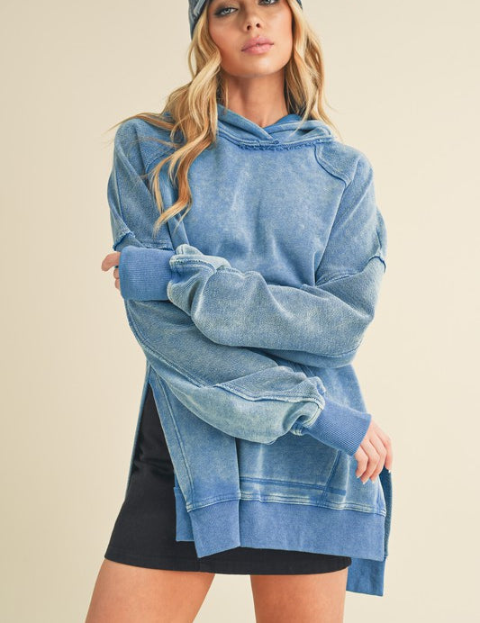 Deb Washed Oversized Hoodie | Hoodies Daverri Fashions