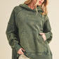 Deb Washed Hoodie Green S
