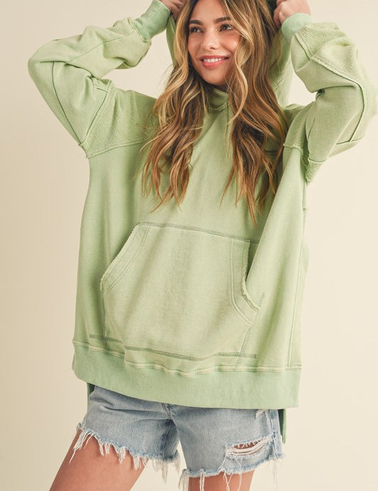 Deb Washed Oversized Hoodie | Hoodies Daverri Fashions