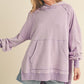 Deb Washed Hoodie LILAC S