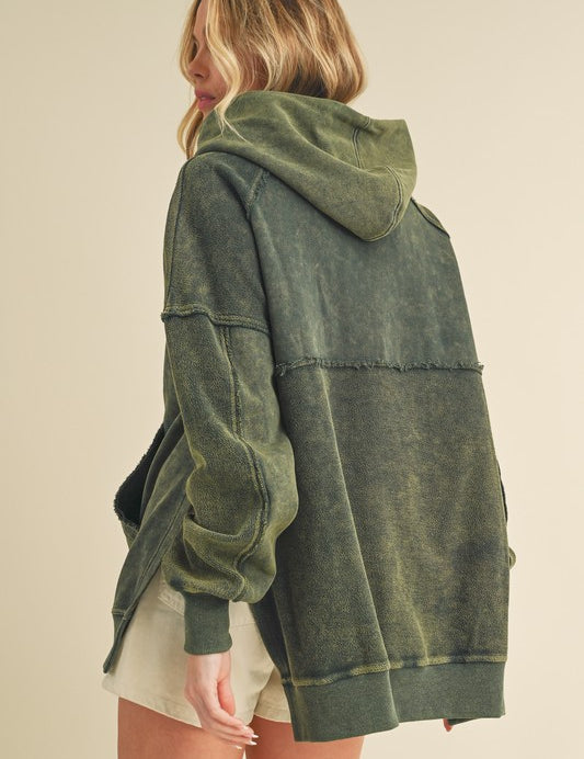Deb Washed Oversized Hoodie | Hoodies Daverri Fashions