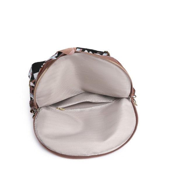 Vintage Vegan Leather Crossbody Bag Handbags