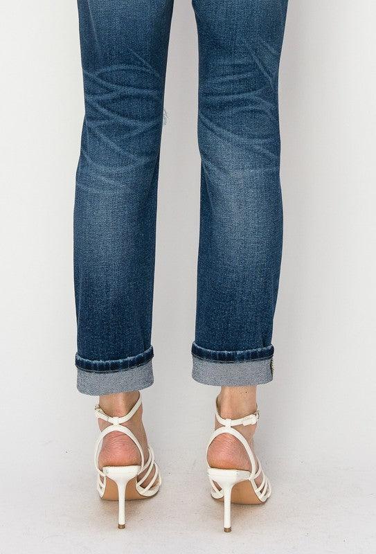 Mid Rise Boyfriend Jeans Jeans