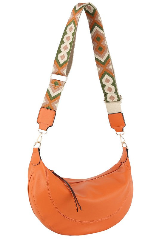 Aztec Guitar Strap Hobo Crossbody Bag Handbags