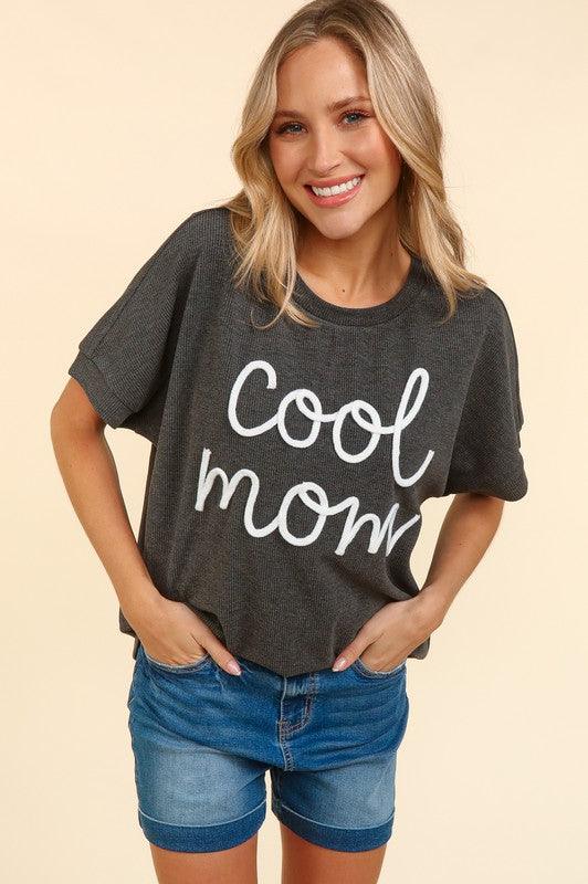 Cool Mom Dolman Knit Top Shirts & Tops