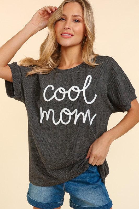 Cool Mom Dolman Knit Top Shirts & Tops