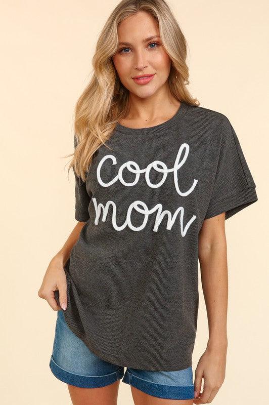 Cool Mom Dolman Knit Top Shirts & Tops
