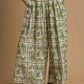 Umgee Bohemian Print Pants with Pockets - DAVERRI FASHIONS