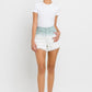 Super High Rise Paperbag Waistband Ombre Shorts Shorts