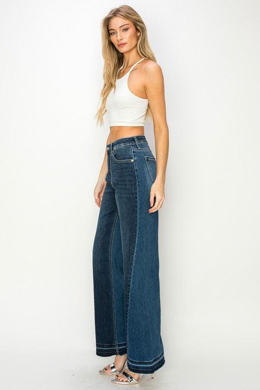 HIGH RISE RELAXED WIDE LEG JEANS