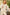 POL V-Neck Floral Pattern Chenille Sweater Ivory