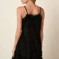 Mittoshop Feather Ruffle Hem Mini Cami Dress - DAVERRI FASHIONS