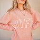 And The Why WIFEY & Heart Round Neck Sweater - DAVERRI FASHIONS