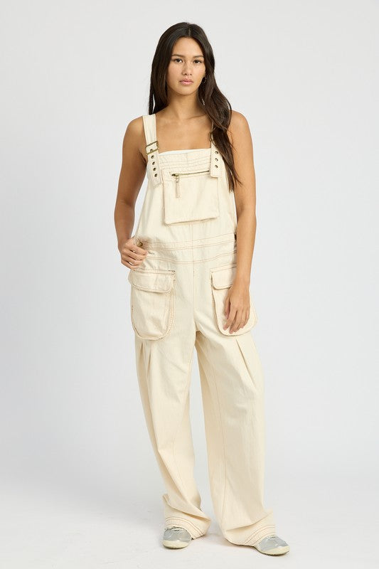 Oversized Cargo Overalls Overalls