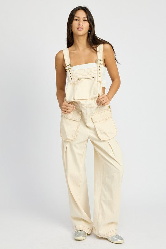 Oversized Cargo Overalls Overalls