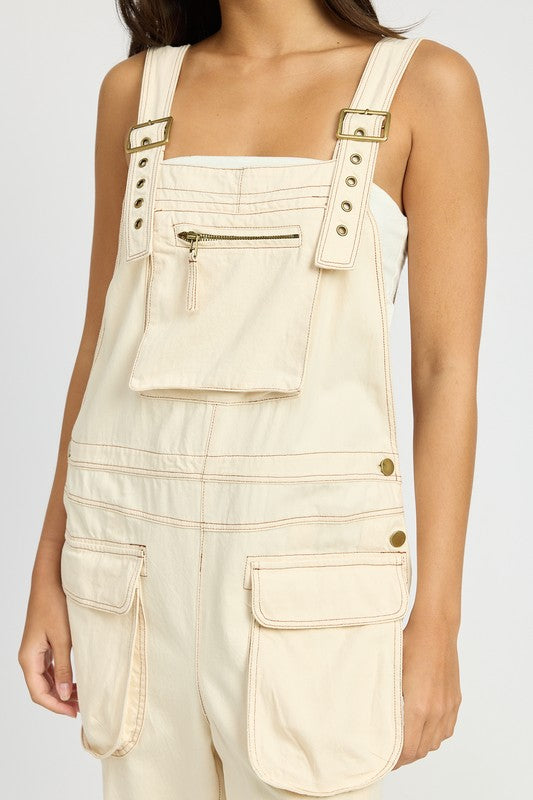 Oversized Cargo Overalls Overalls