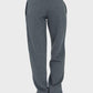 Mono B Elastic Waist Fleece Pants with Pockets Pants
