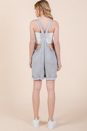 French Terry Shortalls with Pockets Shortalls