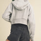 Aemi + Co Cropped Hooded Jacket Jackets