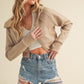 Aemi + Co Cropped Hooded Jacket Jackets