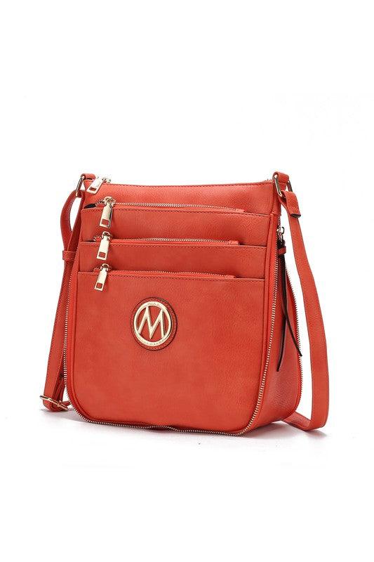 MKF Salome Expandable Crossbody Bag by Mia K Coral One Size Handbags