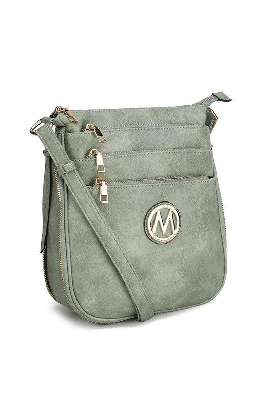 MKF Salome Expandable Crossbody Bag by Mia K Seafoam One Size Handbags