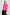 Hot Pink Mock neck Short Sleeve Ruched Crop Top hot pink Blouses
