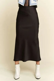 Davi & Dani High Waist Midi Skirt | Skirts Daverri Fashions