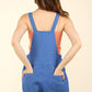 VERY J Adjustable Suspender Overalls with Pockets Shortalls